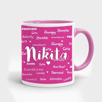 My Gifts Zone Nikita Name Beautiful Pink Ceramic Coffee Gifts For Anniversary Birthday Valentine S Day For Your Wife Girlfriend Ceramic Coffee Mug Price In India Buy My Gifts Zone Nikita Name Beautiful Nikita is of old greek origin and it is used mainly in english.