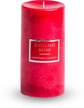 Lighthaus Scented Candle Pillar In English Rose Aroma With Long Burn Time Price In India Buy Lighthaus Scented Candle Pillar In English Rose Aroma With Long Burn Time Online In India