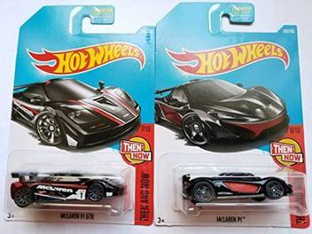 Hot Wheels Mattel 2017 Then And Now Series Mclaren F1 Gtr