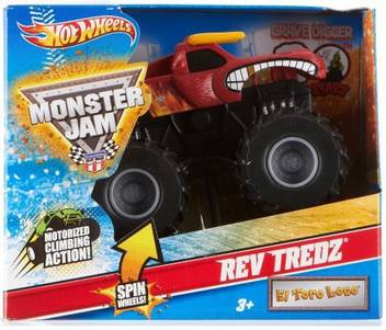 Hot Wheels Monster Jam El Toro Loco Rev Tredz Official Monster