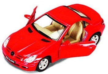 red mercedes toy car