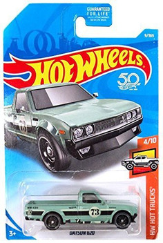 hot wheels datsun 620 green