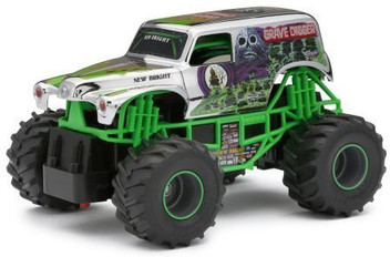 monster jam grave digger chrome rc truck