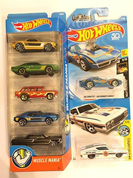 hot wheels muscle mania 5 pack 2018
