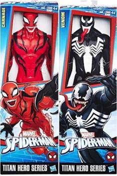 Marvel Spider Man Titan Hero Series Villains Carnage And Venom Figures 2 Pack Spider Man Titan Hero Series Villains Carnage And Venom Figures 2 Pack Buy Spiderman Toys In India Shop For
