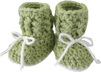 handmade baby woolen shoes