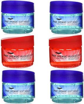 Park Avenue Soft Hold Rugged Hold Hair Styling Gel 100 Gm 6 Pack Of Six Hair Gel Price In India Buy Park Avenue Soft Hold Rugged Hold Hair Styling Gel