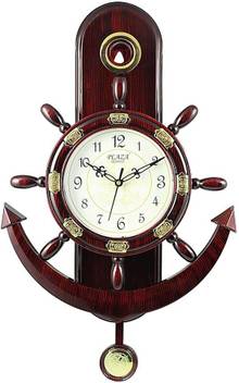 A A Plaza Pendulum Wall Clock Analog 36 Cm X 32 Cm Wall Clock Price In India Buy A A Plaza Pendulum Wall Clock Analog 36 Cm X 32 Cm Wall Clock Online At Flipkart Com