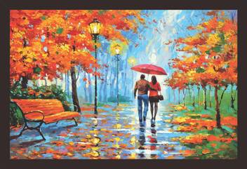 Mad Masters We Met In Park 1 Piece Wooden Framed Painting Wall Art Home,Simple Birthday Cake Table Decoration At Home