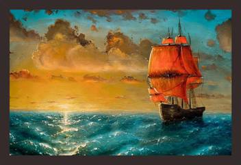 Mad Masters Cartoon Art 1 Piece wooden framed painting |Wall Art | Home  Décor | Painting Art | Unique Design | Attractive Frames Digital Reprint 12  inch x 18 inch Painting Price