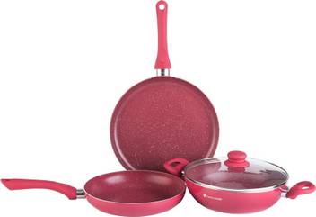 Wonderchef Romano Set Induction Bottom Cookware Set Price In India Buy Wonderchef Romano Set Induction Bottom Cookware Set Online At Flipkart Com