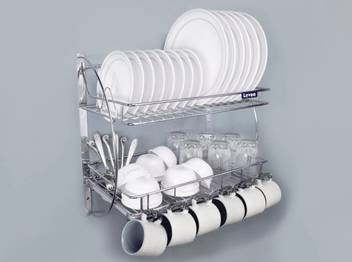 Levon Wall Mount Kitchen Dish Rack Plate Cutlery Stand Kitchen