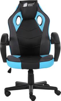 Green Soul Green Soul Gaming Ergonomic Chair Gs500 Black Blue The Conqueror Leatherette Office Executive Chair Price In India Buy Green Soul Green Soul Gaming Ergonomic Chair Gs500 Black Blue The Conqueror Leatherette Office Executive