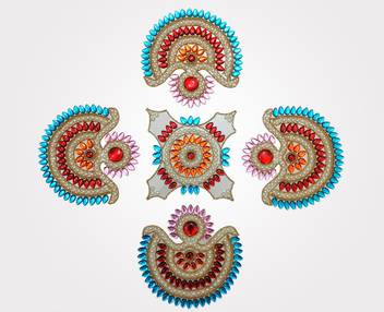 Aabhaas Design Aabhaas Acrylic Handcrafted Decorative Kundan