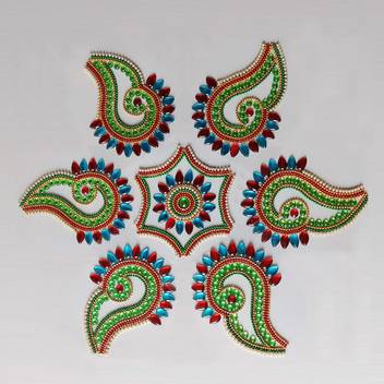 Aabhaas Design Aabhaas Acrylic Handcrafted Decorative Kundan