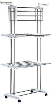Favour Steel Floor Cloth Dryer Stand Ss2pollwhite Price In India Buy Favour Steel Floor Cloth Dryer Stand Ss2pollwhite Online At Flipkart Com
