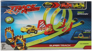 pull back racing car track