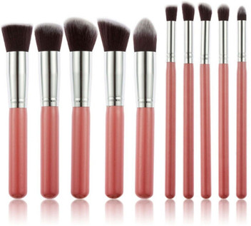 flat makeup brush set