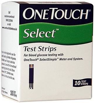 Onetouch Select 10 Glucometer Strips Price In India Buy Onetouch Select 10 Glucometer Strips Online At Flipkart Com