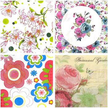 Freshlooms Decorative Printed Decoupage Tissue Paper Napkins