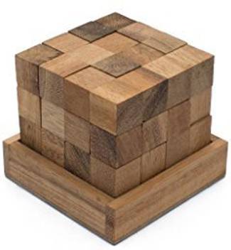 Siam Mandalay Collapse Handmade Organic 3d Brain Teaser Wooden