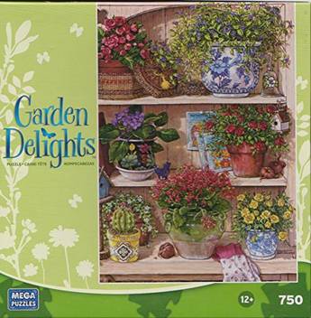 Mega Puzzles Megabrands Garden Delights 750 Piece Puzzle Flower