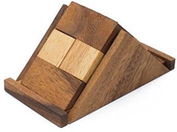 Siam Mandalay Triad Handmade Organic 3d Brain Teaser Wooden