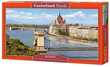 Castorland The View Over The Danube Budapest 4000 Piece By