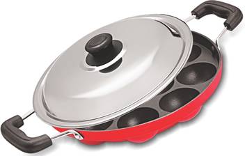 Kitchen Smart Appam Patra Paniarakkal With Lid Price In India Buy Kitchen Smart Appam Patra Paniarakkal With Lid Online At Flipkart Com