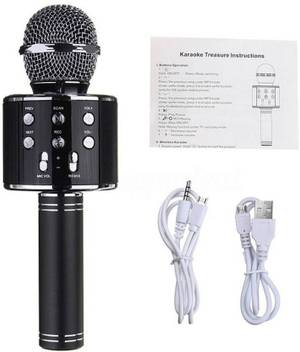 JD WS-10 Wireless Handheld Bluetooth Mic with Speaker (Bluetooth Speaker) Audio Recording and Karaoke Feature Microphone Handheld 10 JD WS-10 Wireless Handheld Bluetooth Mic with Speaker (Bluetooth Speaker) Audio Recording and Karaoke Feature Microphone Handheld 10