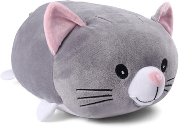 lying cat plush