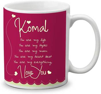 My Gifts Zone Komal Name Beautiful Ceramic Coffee Gifts For Anniversary Valentine S Day Gifts For Your Loved Ones Ceramic Coffee Mug Price In India Buy My Gifts Zone Komal Name Best names quotes selected by thousands of our users! buy my gifts zone komal name