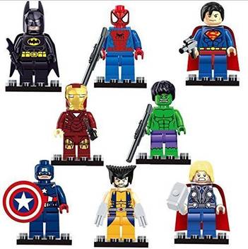 Ocardan Set Of 8 Marvel Avengers Superheroes Free Captain America Air Glider Building Blocks Mini Figures Set Of 8 Marvel Avengers Superheroes Free Captain America Air Glider Building Blocks