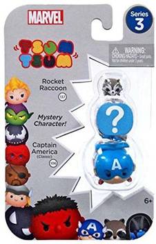 Tsum Tsum Marvel 3 Pack Winter Soldier Spiderman Black Cat Toy