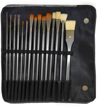 Flipkart.com | Brustro Artists' Mixed Hair Brush Set of 15 -