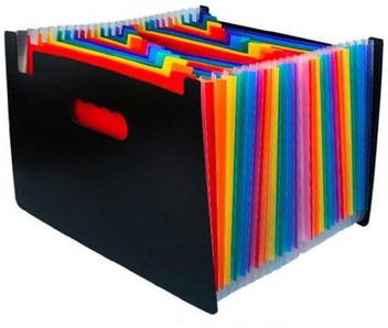 Flipkart Com Techtest 24 Pocket Multicolored Expanding Files Folder File Folder Files And Document Folder Files Folders For Certificates Files For Students Office Files And Folders Document Organizer Paper Folder Paper Folder