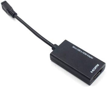 Acutas Micro Usb To Hdmi Hd Adapter Cable Male To Female High Speed Hdtv Adapter Converter Cable Audio Cables For Tv Phone Computer 0 1 M Mhl Cable Acutas Flipkart Com