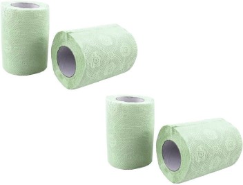 green craft paper roll