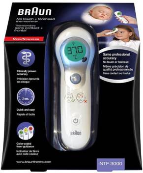 Braun No Touch Forehead Thermometer Ntf 3000 Baby Thermometer Price In India Buy Braun No Touch Forehead Thermometer Ntf 3000 Baby Thermometer Online At Flipkart Com