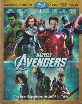 The Avengers 3d Blu Ray Target Exclusive Bonus Disc Marvel S