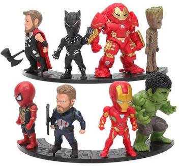 Toy Mela Marvel Avengers Infinity War Kids Nation 8 Pcs Set Thor