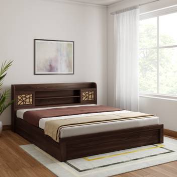 Spacewood Engineered Wood King Hydraulic Bed Price In India Buy