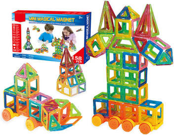 3d magic magnetic building tiles