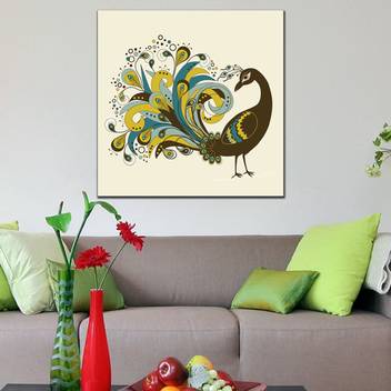 Style Crome Style Crome Wooden Framed Kalamkari Art Canvas