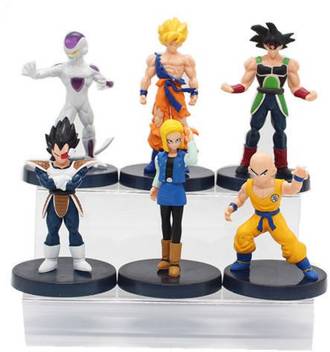 Toy Mela Dbz Dragon Ball Z 6 Pcs Set Super Saiyan Goku Bardock