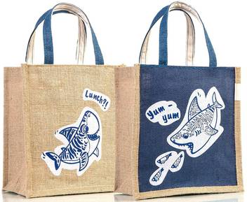 Flipkart Com H B Jute Bag Jute Lunch Bag Tiffin Bag Handbag