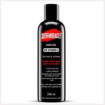 30 Days Miracle 2x Vitamin E Hair Oil 200ml Anti Hair Fall Anti