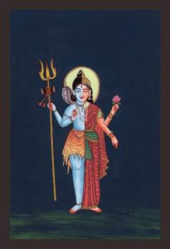 Mad Masters Ardhanarishvara Hindu Artwork Indian Shiva Parvati