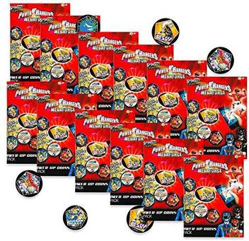 Power Rangers Party Favors Set 12 Megaforce Power Coins Packs