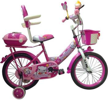 Hlx Nmc Kids Bicycle 16 Bowtie Pink White 16 T Recreation Cycle